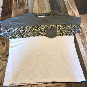 Cute Color Block T-Shirt